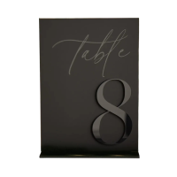 Black Table Numbers