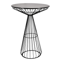 Black Wire High Top Table